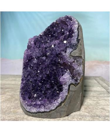 Amethyst Rough Stone Natural Amethyst Agate Quartz Crystal Cluster Stones Specimen Home Crafts Decoration Gift Geode
