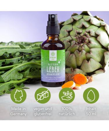 Bitterliebe Liver Complex Spray | Natural Liver Support for Detox & Fat Digestion - Buy Online on GoSupps.com