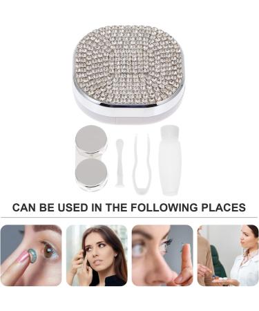 Buy Healifty Portable Contact Lens Travel Set - Strassstein Holder Mirror Tweezers & Solution Bottle - International Shipping Available - Buy Online on GoSupps.com