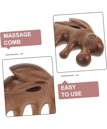 Collbath Thai Massage Comb - Wooden Scalp & Body Massage Tool for Relaxation | International Shipping - Buy Online on GoSupps.com