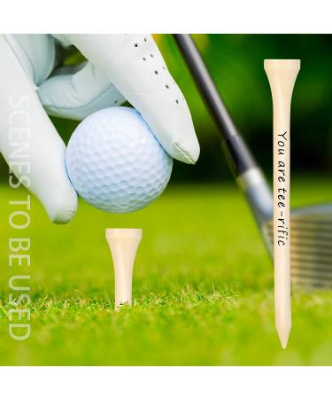 60 PCS Funny Christmas Dad Golf Tees - Wooden Tees with Warm Sayings for Golfing Gifts - Buy Online on GoSupps.com