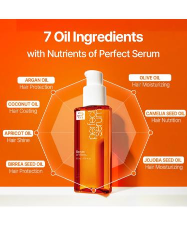 Mise En Scene Perfect Serum Conditioner for Damaged Hair - Nourishing Argan & Jojoba Oils for Smooth Glossy Hair - 22.99 Fl. Oz - International Shipping Available - Buy Online on GoSupps.com
