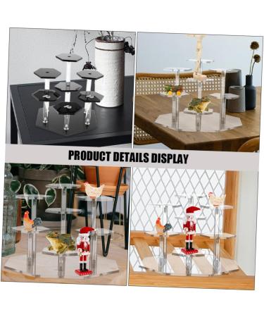 Ciieeo 2 Sets Multi-layer Display Rack Jewelry Holder Perfume Rack Display Stand Holder Statue Ladder - Buy Online on GoSupps.com
