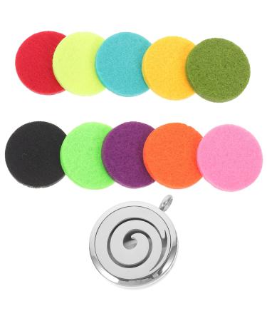 Healeved Diffuser Necklace Charms Metal Aromas Diffuser Necklace Pendant Hollow Oil Diffuser Jewelry for Women