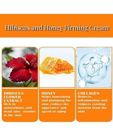 Hibiscus and Honey Firming Cream Skin Tightening Lotion for Face & Body Double Chin Reducer Neck Firming Cream with Collagen Firming & Lifting Reduces Wrinkles and Fine Lines - Buy Online on GoSupps.com