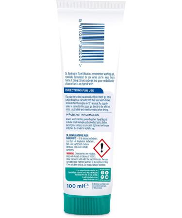 2 X Dr. Beckmann Non-Bio Travel Wash Gel (Wash your clothes anytime anyplace) - Buy Online on GoSupps.com