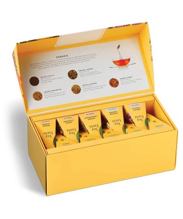 Tea Forte Presentation Box - 20 Assorted Variety Pyramid Tea Sampler Gift Set - Buy Online on GoSupps.com