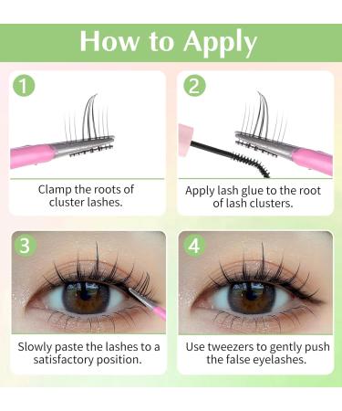 Buy Manga Lash Clusters - Anime Bottom Lash Extensions | Wispy C Curl Natural Look for DIY Eyelash Enhancements - International Shipping Available - Buy Online on GoSupps.com