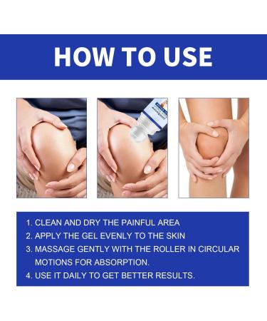 CVREOZE JOINTRENEW JOINT CARE GEL ROLLER BOULLE GEL MASSAGE NATURELLE SOOTH pour les articulations et les muscles adapt aux genoux lombaire cou main et r paration des pieds (1pcs) - Buy Online on GoSupps.com