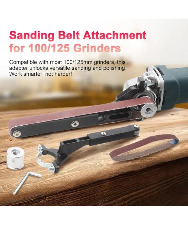 ERYUE Angle Grinder Sanding Attachment Converter Kit To Belt Sander Woodworking Sanding Attachment for 100 125 Angle Grinders Polishing Stability and Low - Buy Online on GoSupps.com