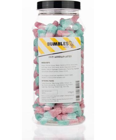 Fizzy Bubblegum Bottles Sweets Gift Jar - Buy Online on GoSupps.com