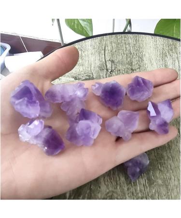 Amethyst Rough Stone 12pcs Natural Raw Amethyst Stone Quartz Purple Crystal Cluster Stones Specimen Home Decor Crafts Decoration Ornament - Buy Online on GoSupps.com