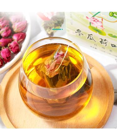 20 Packs Winter Melon Lotusleaf Tea Winter Melon Rose Cassia Triangular Pack Herbal Tea for Home Office - Buy Online on GoSupps.com