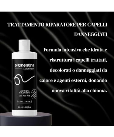  ALOHALABS Pigmentine Repair Mask for Damaged Hair 200ml | Intensive Keratin and Protein Treatment for Deep Repair and Natural Colour (Dark Hair) - Buy Online on GoSupps.com