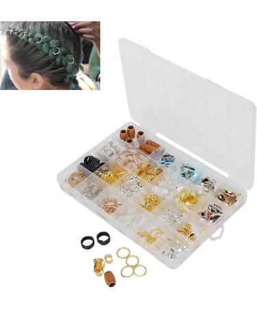 Hair Braid Rings Convenient Portable Dreadlock Hair Ring for Household for Parties for Wedding Banquets for Film Festivals for Office - Buy Online on GoSupps.com