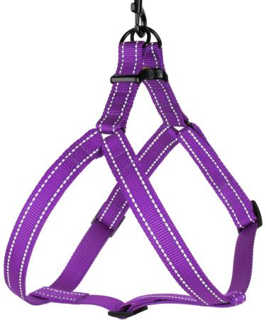 Collardirect Reflecting Dog Harness - Adjustable Sizes S M L for Outdoor Walks - Available in Pink Black Red Purple Mint Green Orange Blue & Lila - Buy Online on GoSupps.com