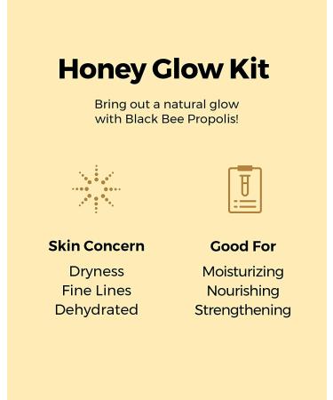 COSRX Honey Glow Kit: Propolis Toner, Ampoule & Cream for Moisturizing and Hydrating Skin - Buy Online on GoSupps.com