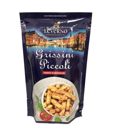 Leverno Grissini Piccoli Tomato & Basil 6-Pack - Authentic Italian Snack | International Shipping Available - Buy Online on GoSupps.com