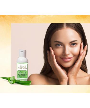 Kajal Soul Mantra 100 aloe vera oil for hair body face aloe barbadensis aloe indica aloe barbados 100 ml - Buy Online on GoSupps.com