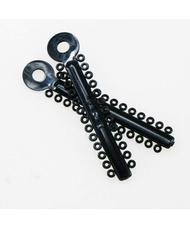 Black Orthodontic Ligature Ties Rubber Bands for Braces - 1040pcs - Buy Online on GoSupps.com