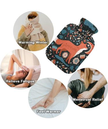 Shop Naanle Moon Fox Hot Water Bottle - 1L Transparent Heating Bag for Pain Relief & Cold Therapy | International Shipping - Buy Online on GoSupps.com