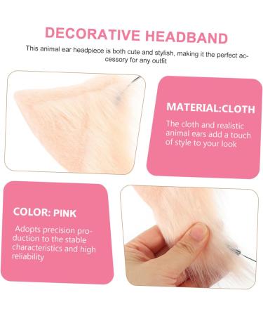 minkissy Headbands Hair Ties Cat Ears Headband Adults Cat Costume Accessories Cat Ears Head Wrap Cosplay Ears Ear Headband Cat Headband Cat Ear Headpiece The Cat Women's Fabric Animal - Buy Online on GoSupps.com