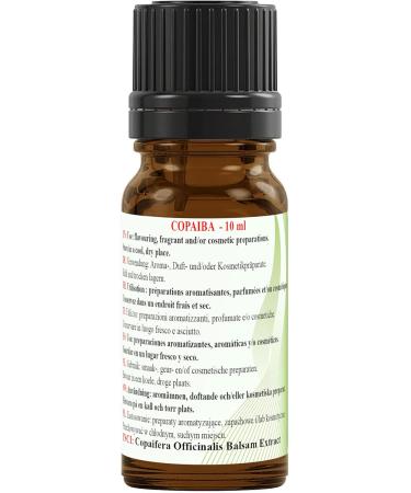Copaiba Essential Oil 10ml | 100% Pure-Natural Cruelty-Free | Deep Rich Balsamic Sweet with Woody and Spicy Notes - Buy Online on GoSupps.com