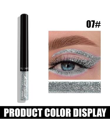 Glitter Liquid Eyeshadow Long-Lasting Eye Beauty Products Portable Sparkling & Shimmer Eyes Makeup Glitter Gel Eyeshadow Liquid for Women and Girls Hersil 7 - Buy Online on GoSupps.com
