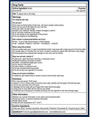 5% Minoxidil Hair Regrowth Treatment for Men & Women - 60ml Spray for Hair & Beard Growth - Buy Online on GoSupps.com