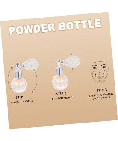 FOMIYES 3 Pcs Body Air Bag Powder Spray Bottles Spray Bottle for Hair Powder Glitter Sprayer Highlighter Champagne Goldx3pcs mediumx3pcs - Buy Online on GoSupps.com