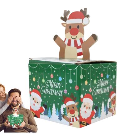 Christmas Cash Boxes - Paper Christmas Money Box for Kids - with 30 Bags Candy Box Holiday Cash Pull Package Box for Loved Person Green - Buy Online on GoSupps.com