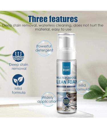 Foam Cleaner for Car Car Foam Cleaner Spray - Leather Restorer Interior Detailer Stain Remover Car Detailing Spray Multipurpose Cleaning Agent 7 oz Cle-ca - Buy Online on GoSupps.com