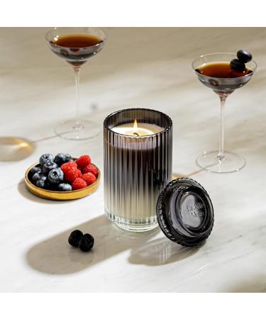 La Jolie Muse Dark Berries & Bergamot Scented Candle - Large 19oz Natural Soy Candle for Home - Long Burning 120 Hours - Luxury Glass Jar - Gifts for Women - Buy Online on GoSupps.com