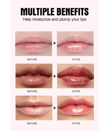 Buy Lip Plumper Gloss - 6 Colors Moisturizing & Long Lasting | Hydrating Lip Gloss for Women & Girls - Color 02 - Buy Online on GoSupps.com