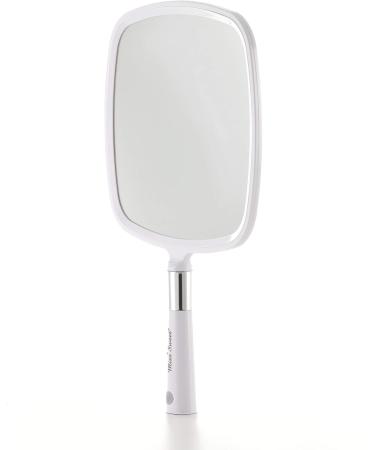 Miss Sweet Hand Held Mirror - 9x8inch (White) | Portable Makeup Mirror - Buy Online on GoSupps.com