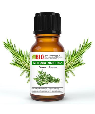 Rosemary Oil Organic Essential Oil 100% Pure 30 ml - Aromatherapy Cosmetic Therapeutic - Laboratory Organic Rosemary 30 ml (Pack of 1)