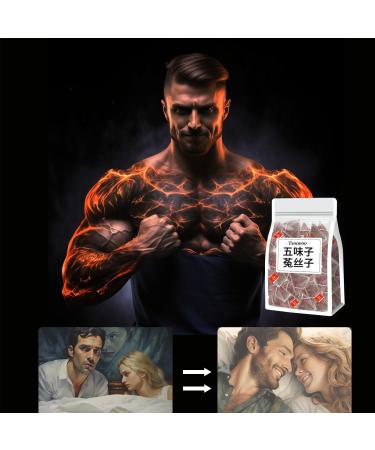 Five Flavors Goji Berry Tea 50 Bags/Box Four Famous Five Flavors Wolfberry Tea Schisandra Dodder Tea (1PC) - Buy Online on GoSupps.com