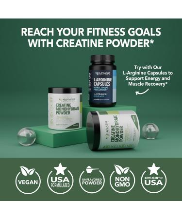 Micronized Creatine Monohydrate Powder - 5g Unflavored Post-Workout Recovery for Lean Muscle Mass Endurance and Energy Production - Easy-to-Mix - Vegan Non-GMO Gluten-Free - 60 Servings 60 Servings (Pack of 1) - Buy Online on GoSupps.com