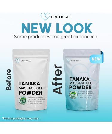 Tanaka Edition Nuru Massage Gel Powder 500g | Aloe Vera Seaweed Liquorice & Green Tea | Paraben & Glycerine Free | Made in Japan | 1.05 Gallon Yield - Buy Online on GoSupps.com