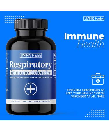 Respiratory Lung Cleanse & Detox - Support Healthy Lungs, Respiratory Health, and Better Breathing with 60 Capsules - GMP Certified - Buy Online on GoSupps.com