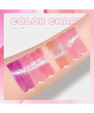 KISSIO Lip Gloss Set - 3 PCS Moisturizing & Pigmented Liquid Lipstick Non-Sticky Shine for Plumper Lips Cruelty-Free - 0.19 oz Each - Buy Online on GoSupps.com