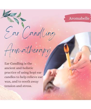 Aromabelle Chamomile Scented Hopi Ear Candles for Wax Removal - Set of 12 - Buy Online on GoSupps.com