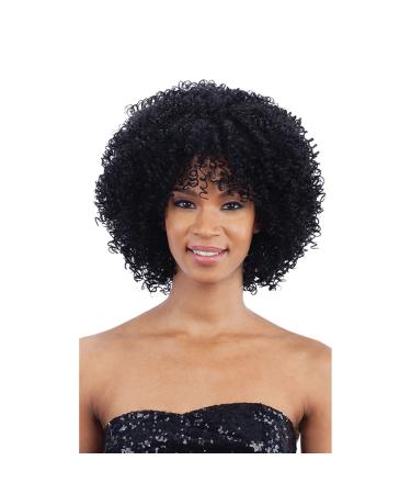 Mayde Beauty Curling Iron Safe up to 400F Curly FRO (1B) Off Black 1b