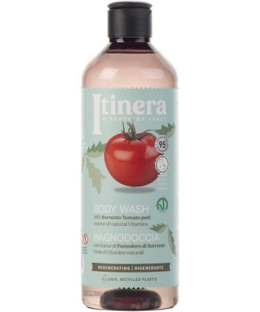  sarcia.eu ITINERA - Regenerating body wash with tomato from Sorrento 95% natural ingredients 370 ml 4 pcs - Buy Online on GoSupps.com