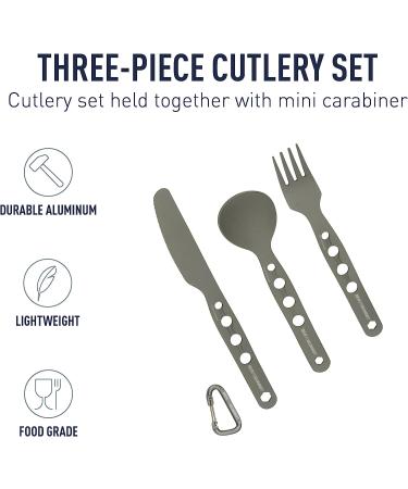 Sea to Summit Alpha Camping Cutlery Set - Knife, Fork, and Spoon - Buy Online on GoSupps.com