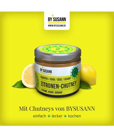 Buy By Susann 02 Lemon Chutney (150g) - Fruity Tart & Sweet Flavor Experience - International Shipping Available - Buy Online on GoSupps.com