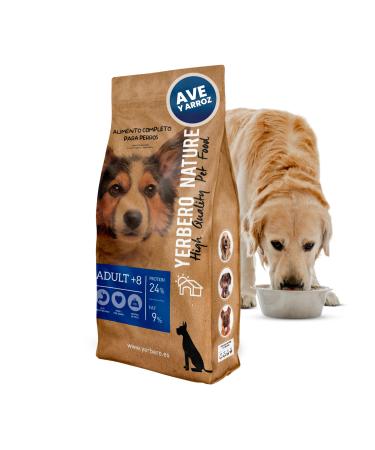 YERBERO Nature Adult+8 Light Premium Food for Dogs 10 kg