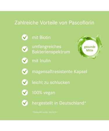Buy Pasco Pascoflorin - 9 Probiotic Cultures & Biotin for Gut Health | Vegan Capsules for Metabolism & Antibiotic Support - 60 Count - Buy Online on GoSupps.com