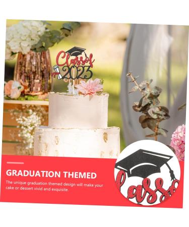 TOPBATHY Cupcake Decorations 6pcs 2023 2023 Graduation Arrangements Graduation Cupcake Topper 2023 Graduation Dessert Class of 2023 Cake Picks Graduation Decorations Class of 2023 - Buy Online on GoSupps.com