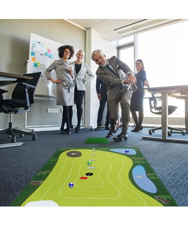 Youlvy Velcro Golf Chipping Game Set | Battle Royale Golf Game with Mat & 20 Grip Balls | Indoor/Outdoor Mini Golf Set for Adults - Buy Online on GoSupps.com